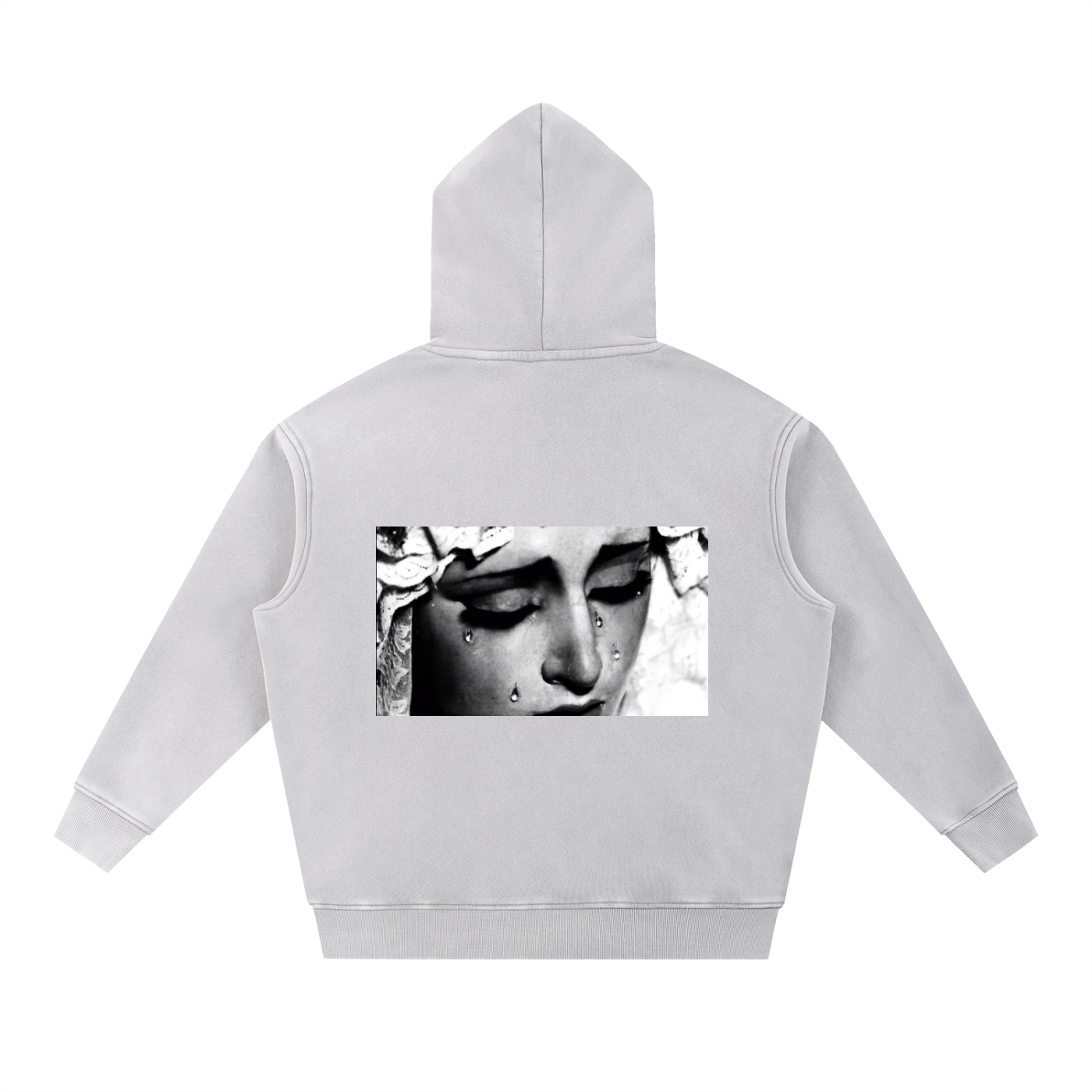 Snow Wash Fleece Oversize Hoodie